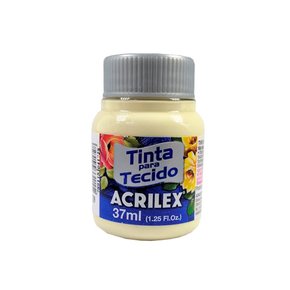 Tinta para Tecido Marfim 37ml Acrilex
