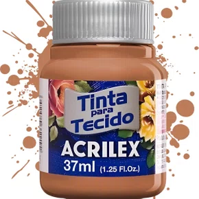 Tinta para Tecido Marrom Café 37ml Acrilex