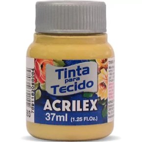 Tinta para Tecido Mostarda Acrilex 37ml
