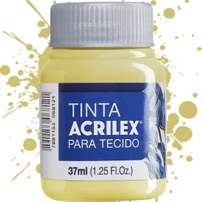 Tinta para Tecido Mostarda Acrilex 37ml