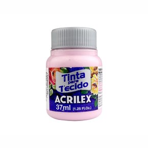 Tinta para Tecido Rosa Inglesa 37ml Acrilex