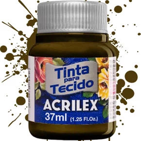 Tinta para Tecido Sepia Acrilex 37 Ml