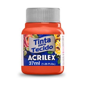 Tinta para Tecido Tangerina 37ml Acrilex