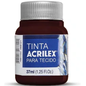 Tinta para Tecido Terra Queimada 37ml Acrilex