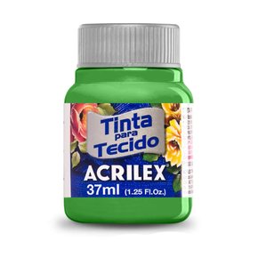 Tinta para Tecido Verde Folha 37ml Acrilex