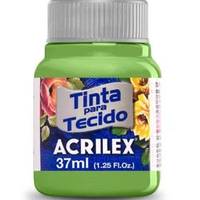 Tinta para Tecido Verde Kiwi 37ml Acrilex