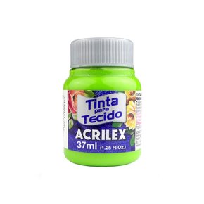 Tinta para Tecido Verde Maçã 37ml Acrilex