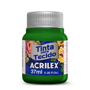Tinta para Tecido Verde Musgo Acrilex 37ml