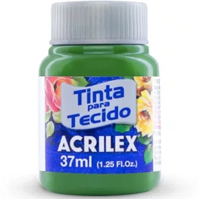 Tinta para Tecido Verde Oliva Acrilex