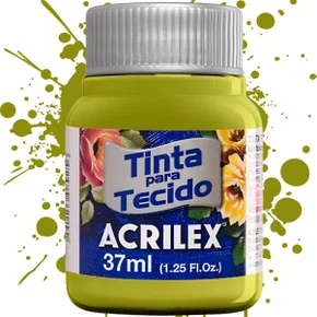 Tinta para Tecido Verde Pistache Acrilex