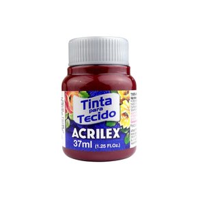 Tinta para Tecido Vinho 37ml Acrilex
