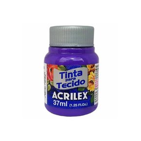 Tinta para Tecido Violeta Cobalto 37ml Acrilex