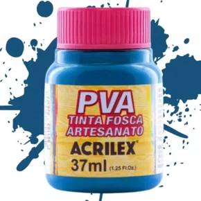 Tinta PVA Azul Mar Acrilex 37ml