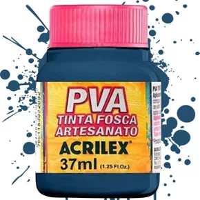 Tinta PVA Azul Petróleo Acrilex 37ml