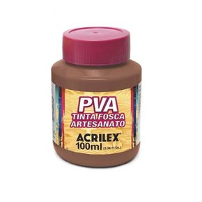 Tinta PVA Fosca 100ml Chocolate Acrilex