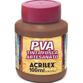 Tinta PVA Fosca 100ml Chocolate Acrilex