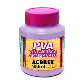 Tinta PVA Fosca 100ml Lilás Acrilex