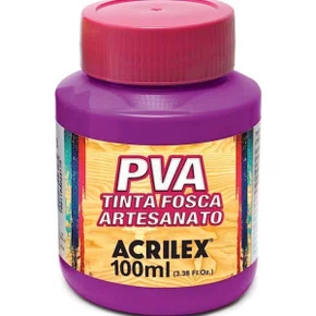 Tinta PVA Fosca 100ml Magenta Acrilex
