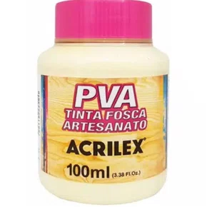 Tinta PVA Fosca 100ml Marfim Acrilex