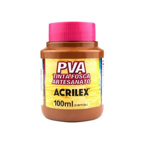Tinta PVA Fosca 100ml Marrom Acrilex