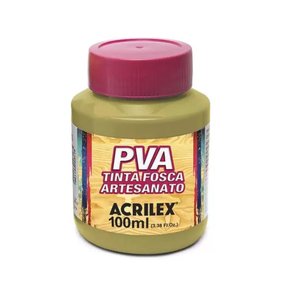 Tinta PVA Fosca 100ml Ocre Ouro Acrilex