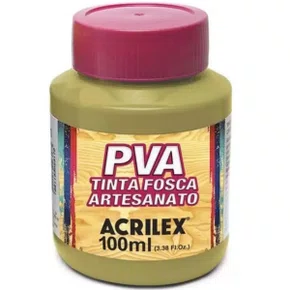 Tinta PVA Fosca 100ml Ocre Ouro Acrilex