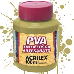 Tinta PVA Fosca 100ml Ocre Ouro Acrilex