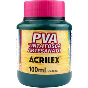 Tinta PVA Fosca 100ml Verde Bandeira Acrilex