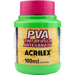 Tinta PVA Fosca 100ml Verde Folha Acrilex