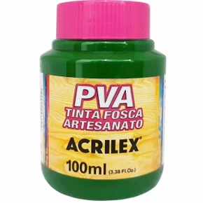 Tinta PVA Fosca 100ml Verde Musgo Acrilex