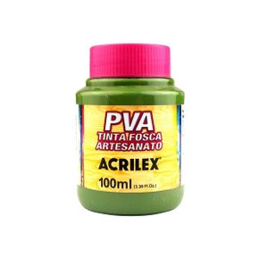 Tinta PVA Fosca 100ml Verde Oliva Acrilex