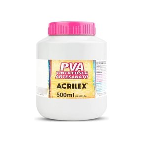 Tinta PVA Fosca 500ml Branco Acrilex