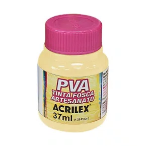 Tinta PVA Fosca Amarelo Bebê 37ml Acrilex