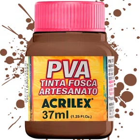 Tinta PVA Fosca Chocolate 37ml Acrilex
