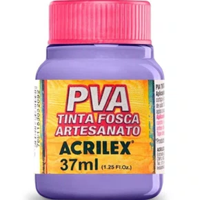 Tinta PVA Fosca Lilás 37ml Acrilex