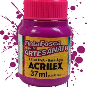 Tinta PVA Fosca Magenta 37ml Acrilex
