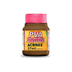 Tinta PVA Fosca Marrom 37ml Acrilex