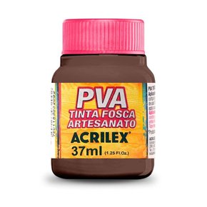 Tinta PVA Fosca Marrom Escuro 37ml Acrilex