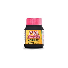 Tinta PVA Fosca Preto 37ml Acrilex