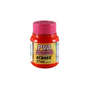 Tinta PVA Fosca Vermelho Fogo 37ml Acrilex