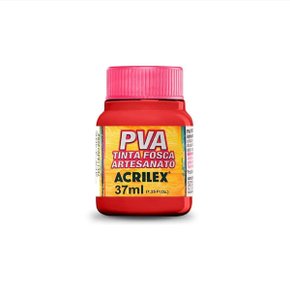 Tinta PVA Fosca Vermelho Vivo 37ml Acrilex