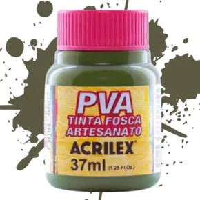 Tinta PVA Verde Oliva Acrilex 37ml
