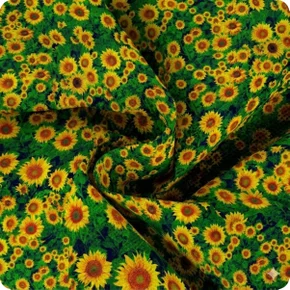 TNT Estampado Flores Girassol Metro Mewi
