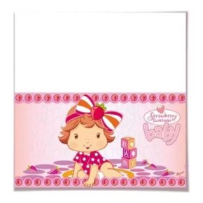Toalha de Mesa Decoração Regina Moranguinho Baby C/ 01