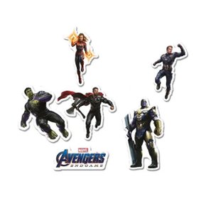 Topo de Bolo Decoração Os Vingadores Pacote com 5 Unidades Regina