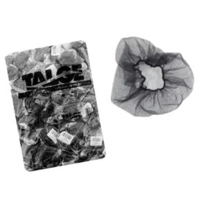 Touca de Nylon Preta Talge Pacote com 100 Unidades