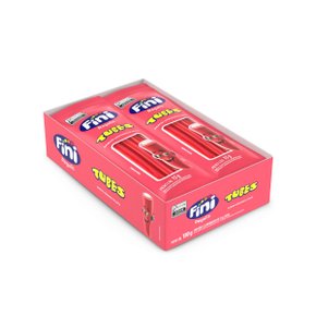 Tubes Morango E Nata 12unidade x 15g Fini