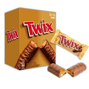 Twix Original Caixa Com 30 Unidades Mars