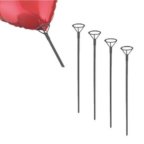 Vareta P/ Bexiga Preta KLF 33cm C/ 10un