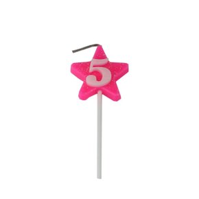 Vela Estrela Nº 5 Rosa Provelaf